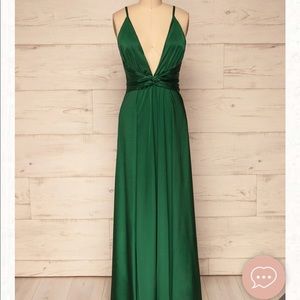 Boutique 1861. Long emerald green dress